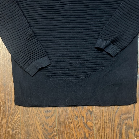 𝙲𝙾𝚂 Ribbed Crewneck Navy Blue Size XS - Picture 5 of 8